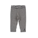 Pantalon À Carreaux Noirs