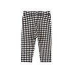 Pantalon À Carreaux Noirs
