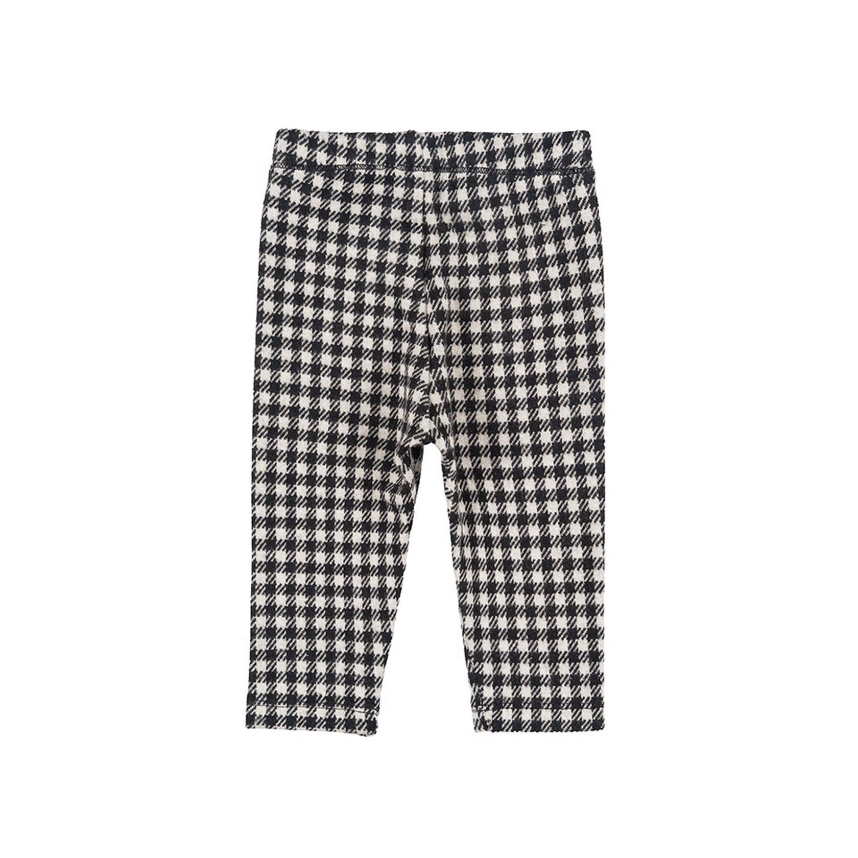 Pantalon À Carreaux Noirs