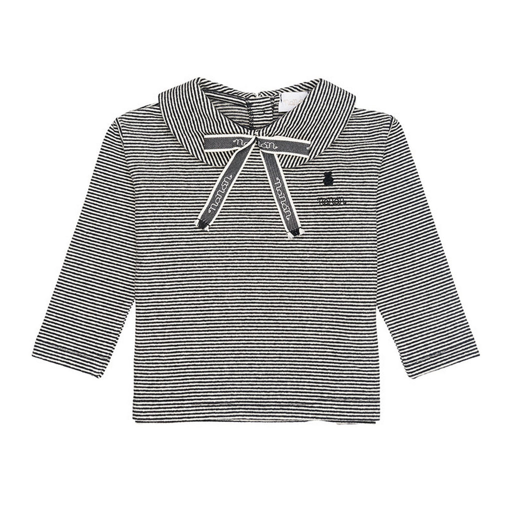T-Shirt Rayé À Col