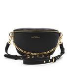 Sac Bandoulière Banane Luxe Ibiza - Noir