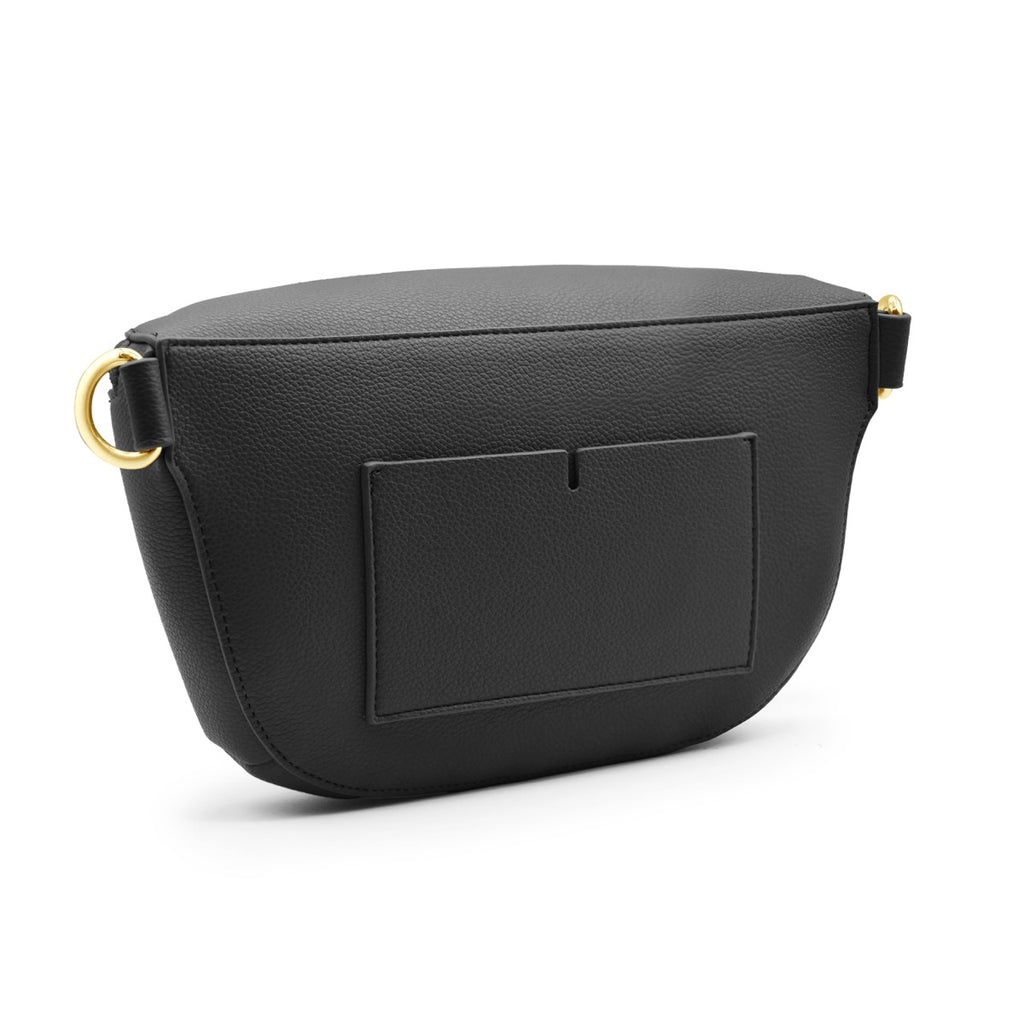 Sac Bandoulière Banane Luxe Ibiza - Noir