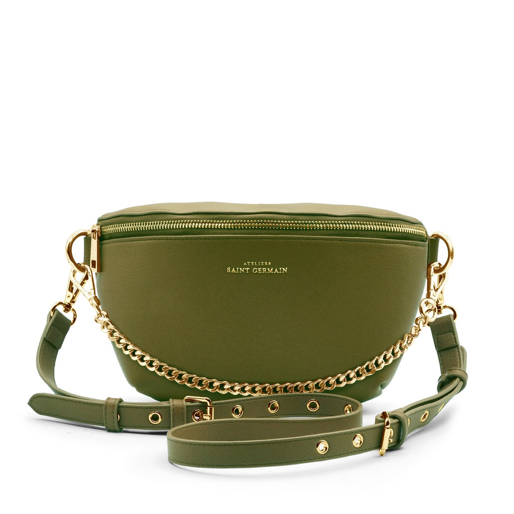Sac Bandoulière Banane Luxe Ibiza - Khaki