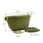 Sac Bandoulière Banane Luxe Ibiza - Khaki