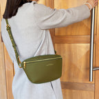 Sac Bandoulière Banane Luxe Ibiza - Khaki