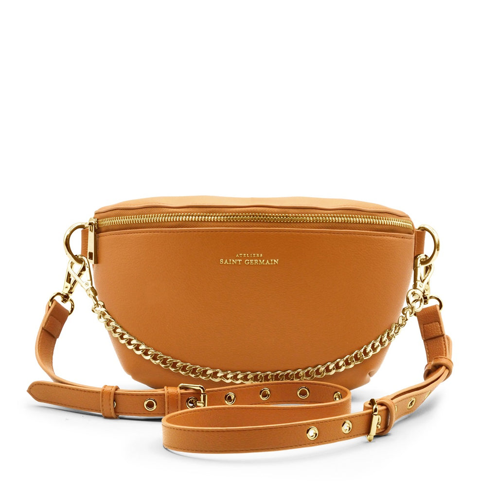 Sac Bandoulière Banane Ibiza - Camel