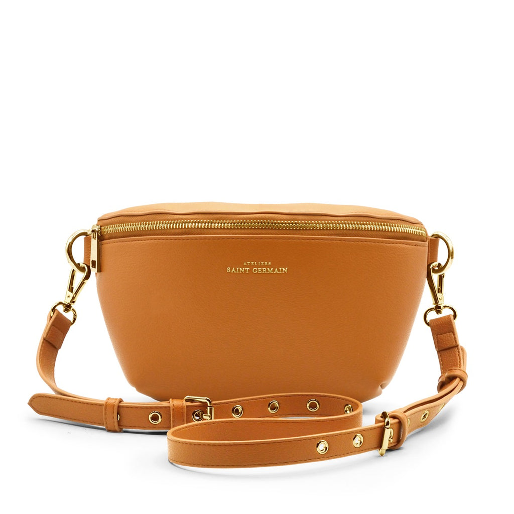 Sac Bandoulière Banane Ibiza - Camel