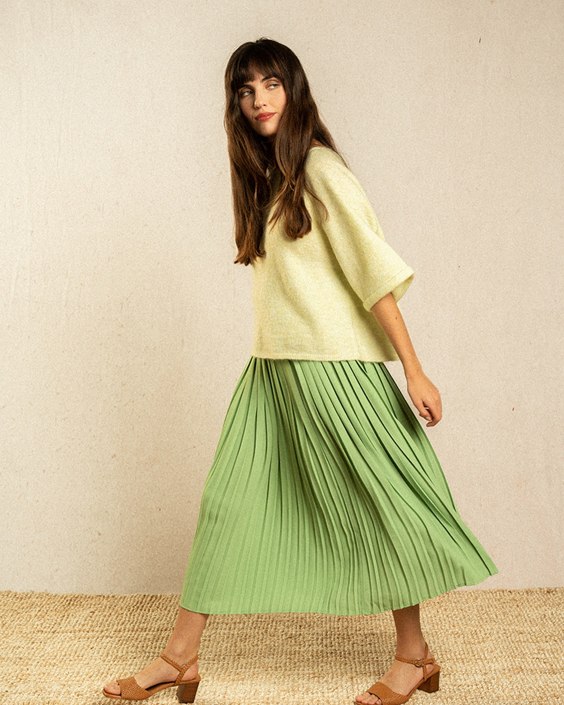 Cardigan Idylle - Kiwi