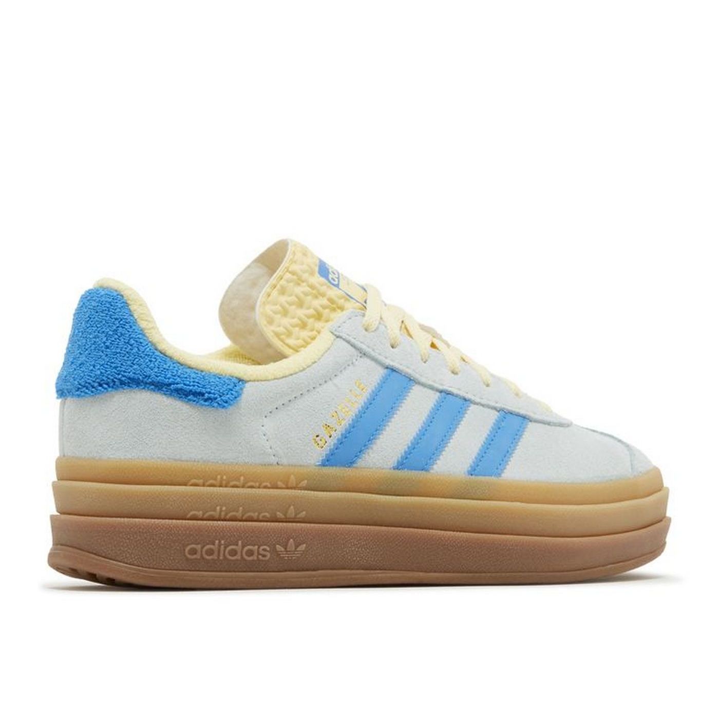 Baskets Gazelle Bold Almost Blue Yellow (W) - Bleu