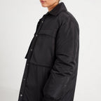 IKKS - Doudoune Longue Noire Avec Maxi Poches I.Code - Noir