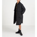 IKKS - Doudoune Longue Noire Avec Maxi Poches I.Code - Noir