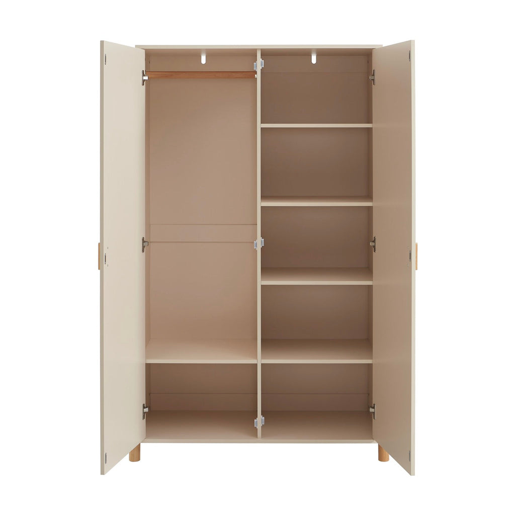 Ilio - Armoire Enfant 2 Portes - Beige