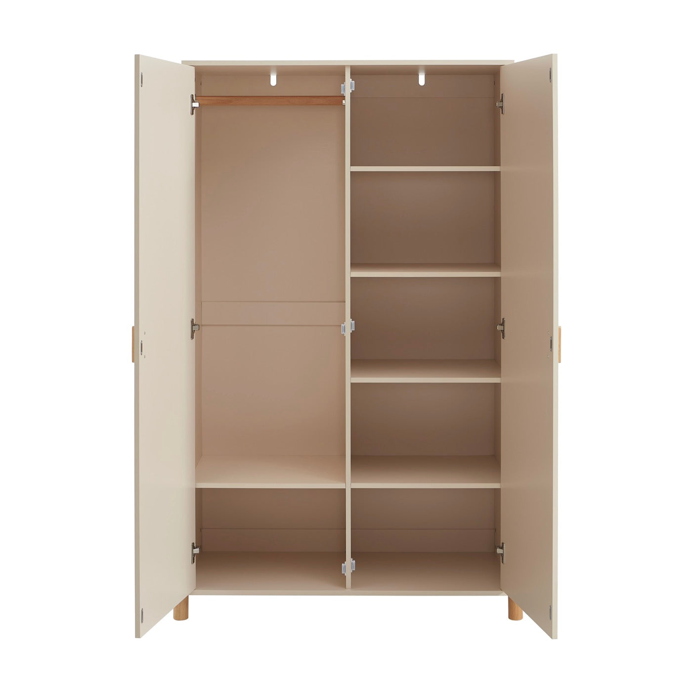 Ilio - Armoire Enfant 2 Portes - Beige