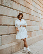 Robe Courte Imaya - Ecru