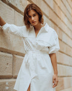 Robe Courte Imaya - Ecru