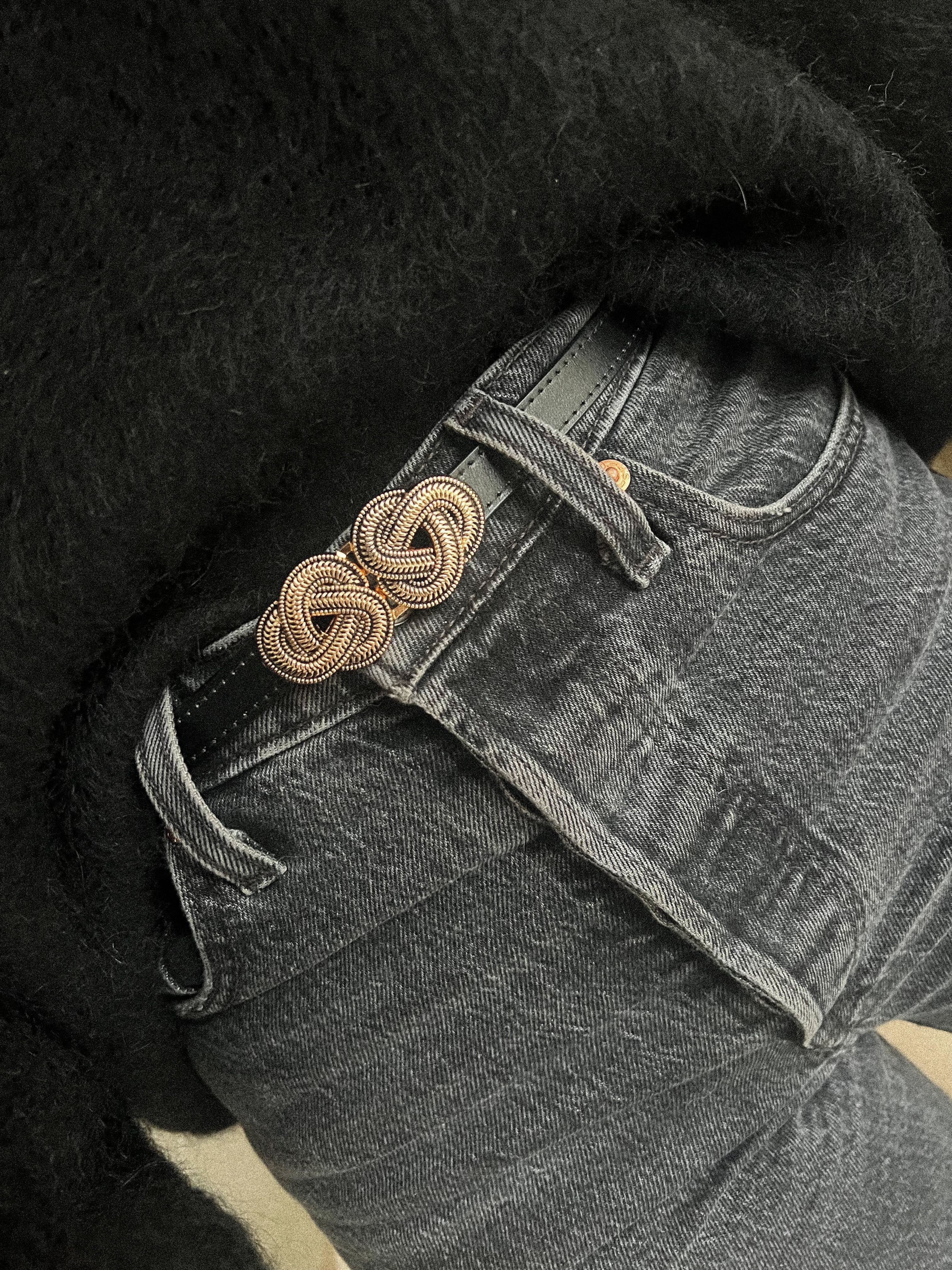 Ceinture Cuir Kim - Noire