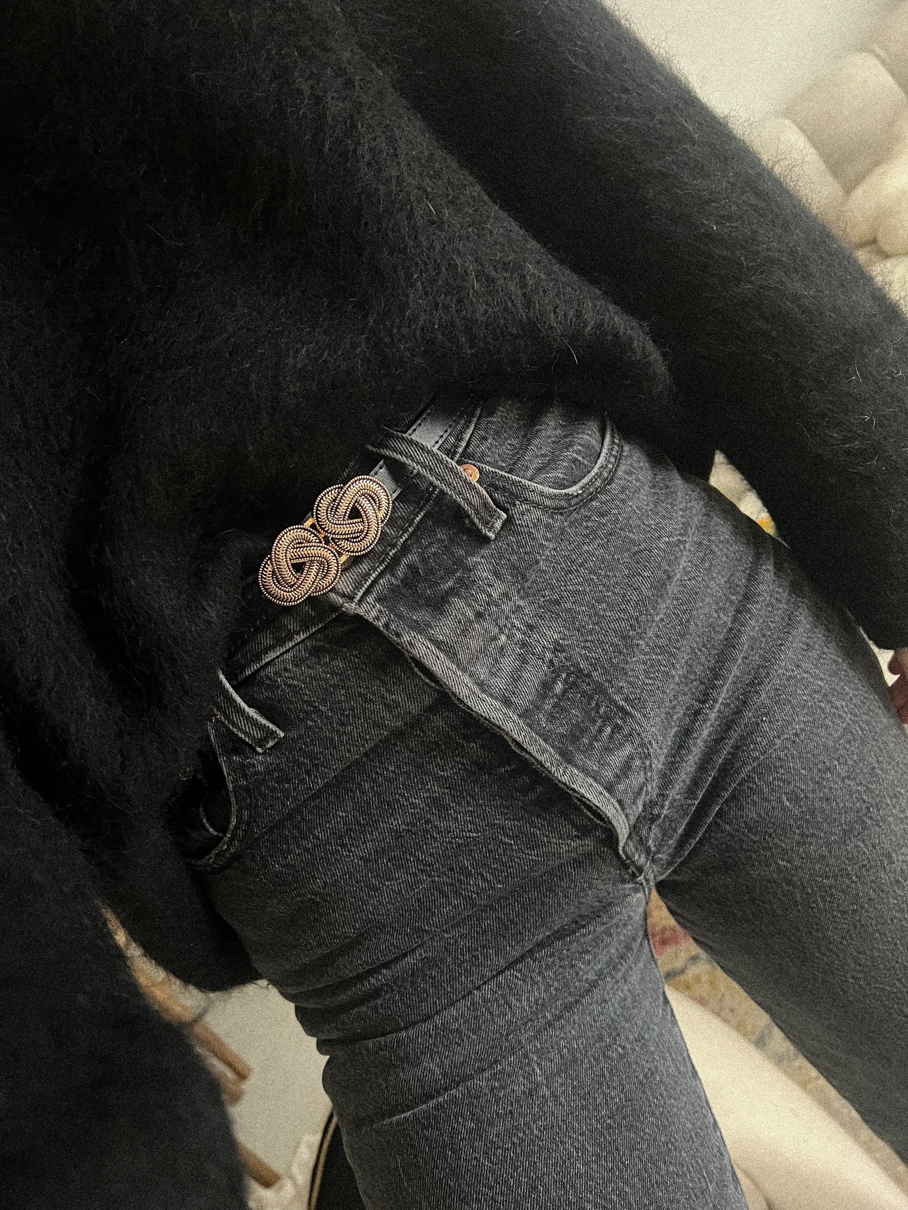 Ceinture Cuir Kim - Noire