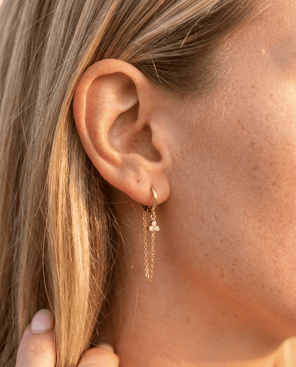Boucles D'Oreilles Golden Palm