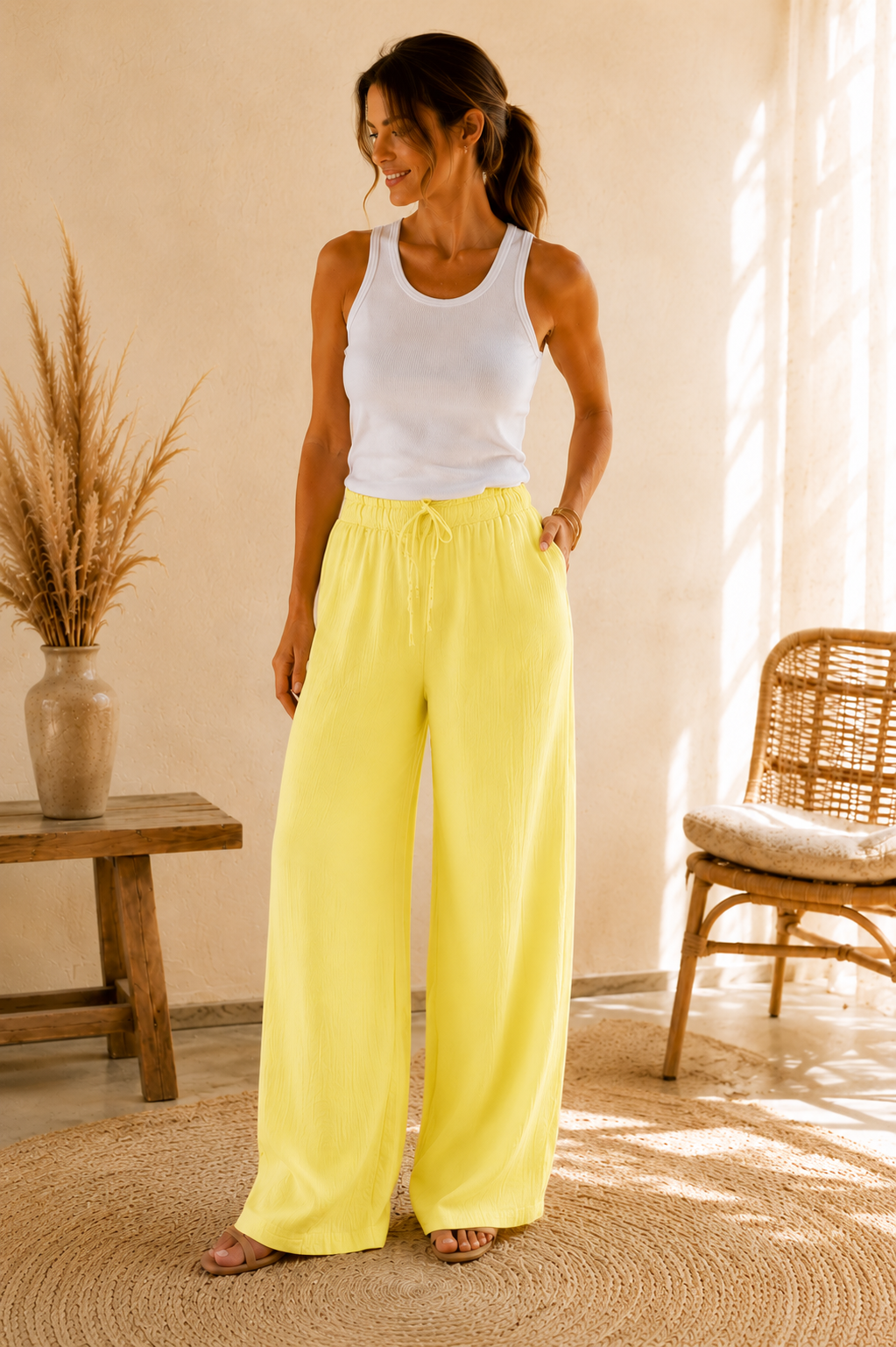 Pantalon Eden - Jaune