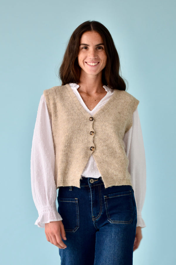 Gilet Rous Beige