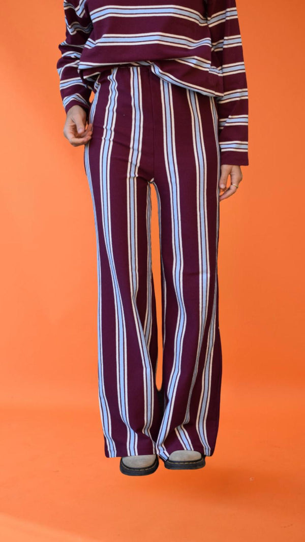 Pantalon Filipa Bordeaux
