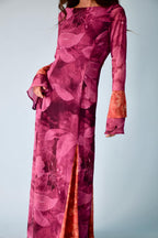 Robe Camila Bordeaux