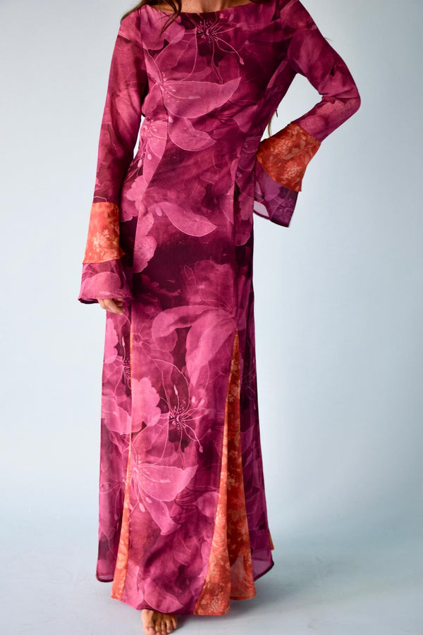 Robe Camila Bordeaux