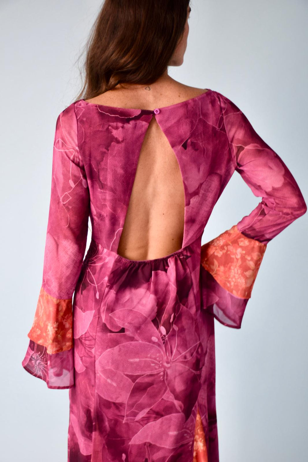 Robe Camila Bordeaux