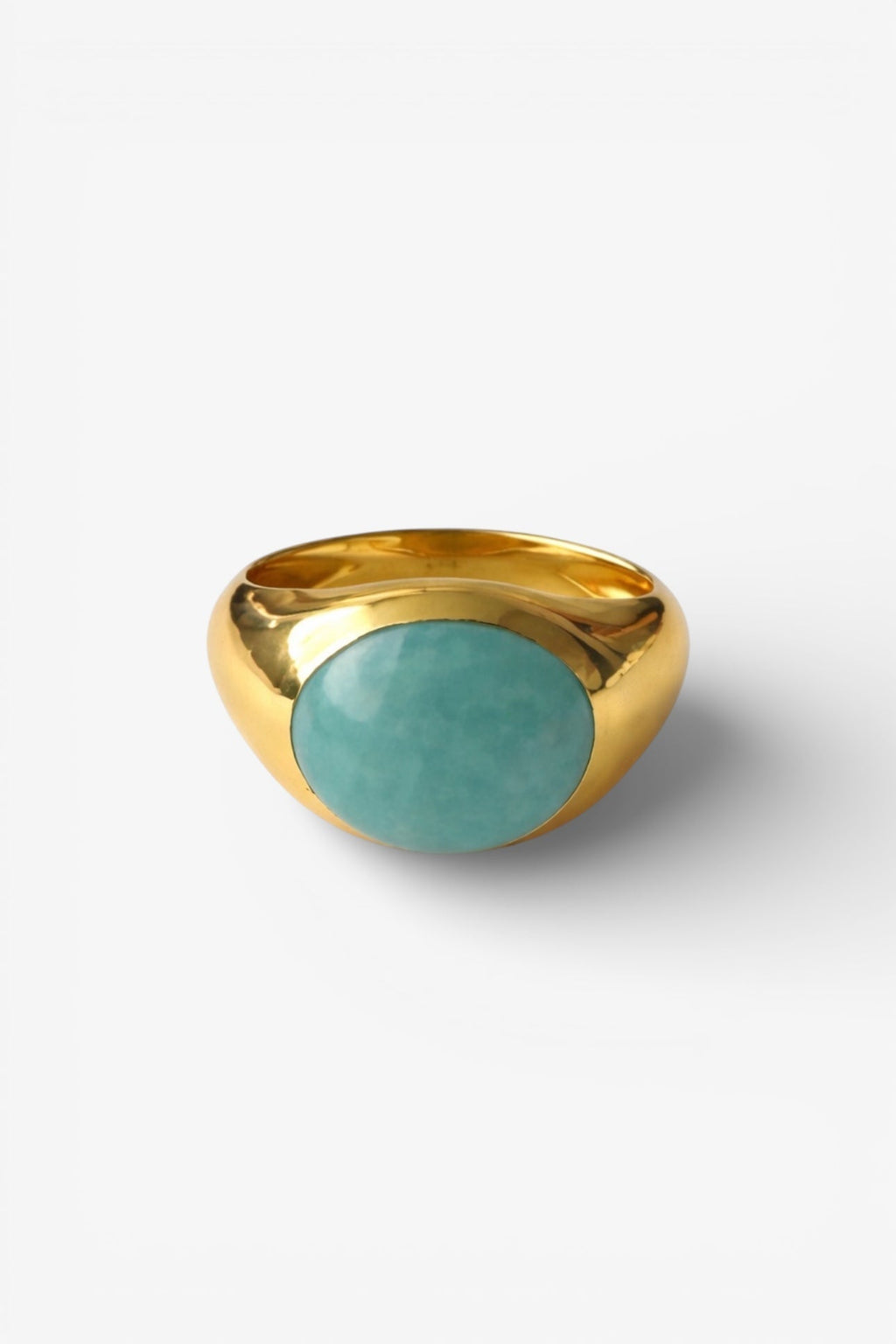 Bague Big Amazonita