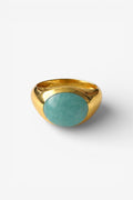 Bague Big Amazonita