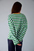 T-Shirt Núria Vert Et Bleu