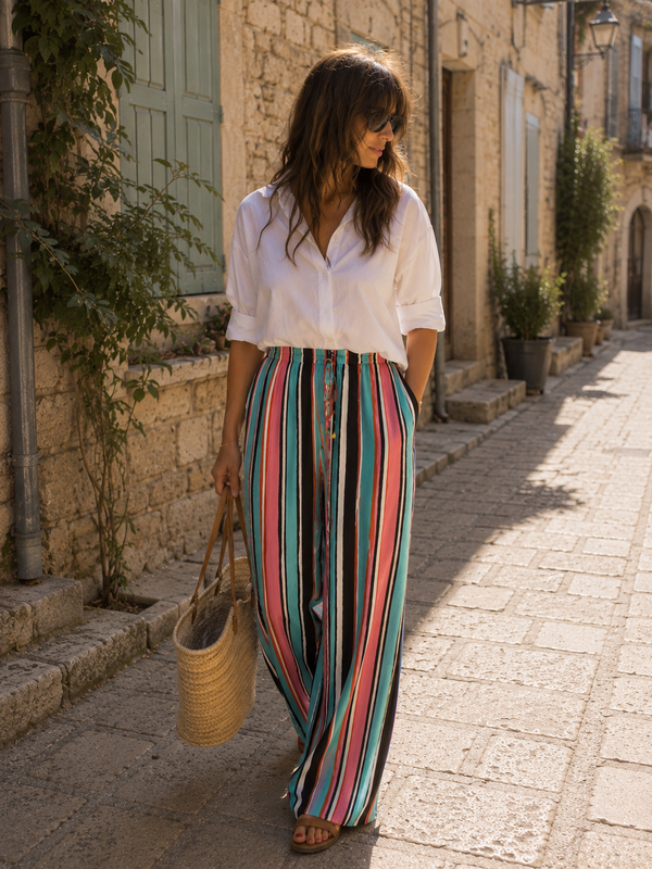 Pantalon Napoli - Turquoise