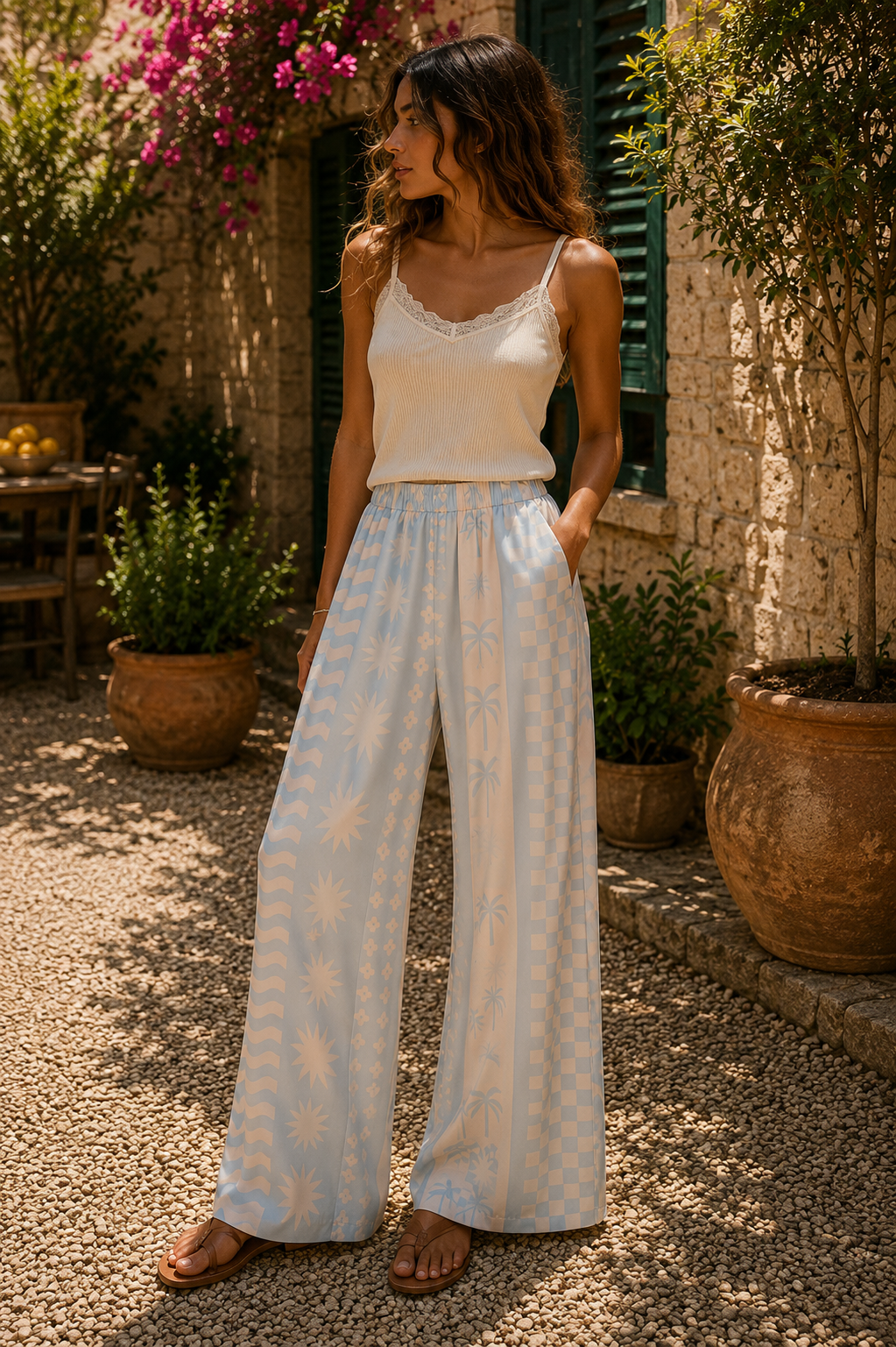 Pantalon Palmy - Bleu