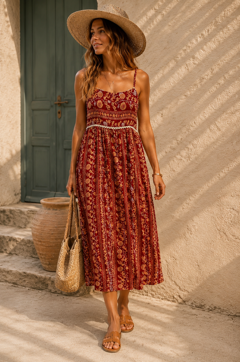 Robe Isla - Marron
