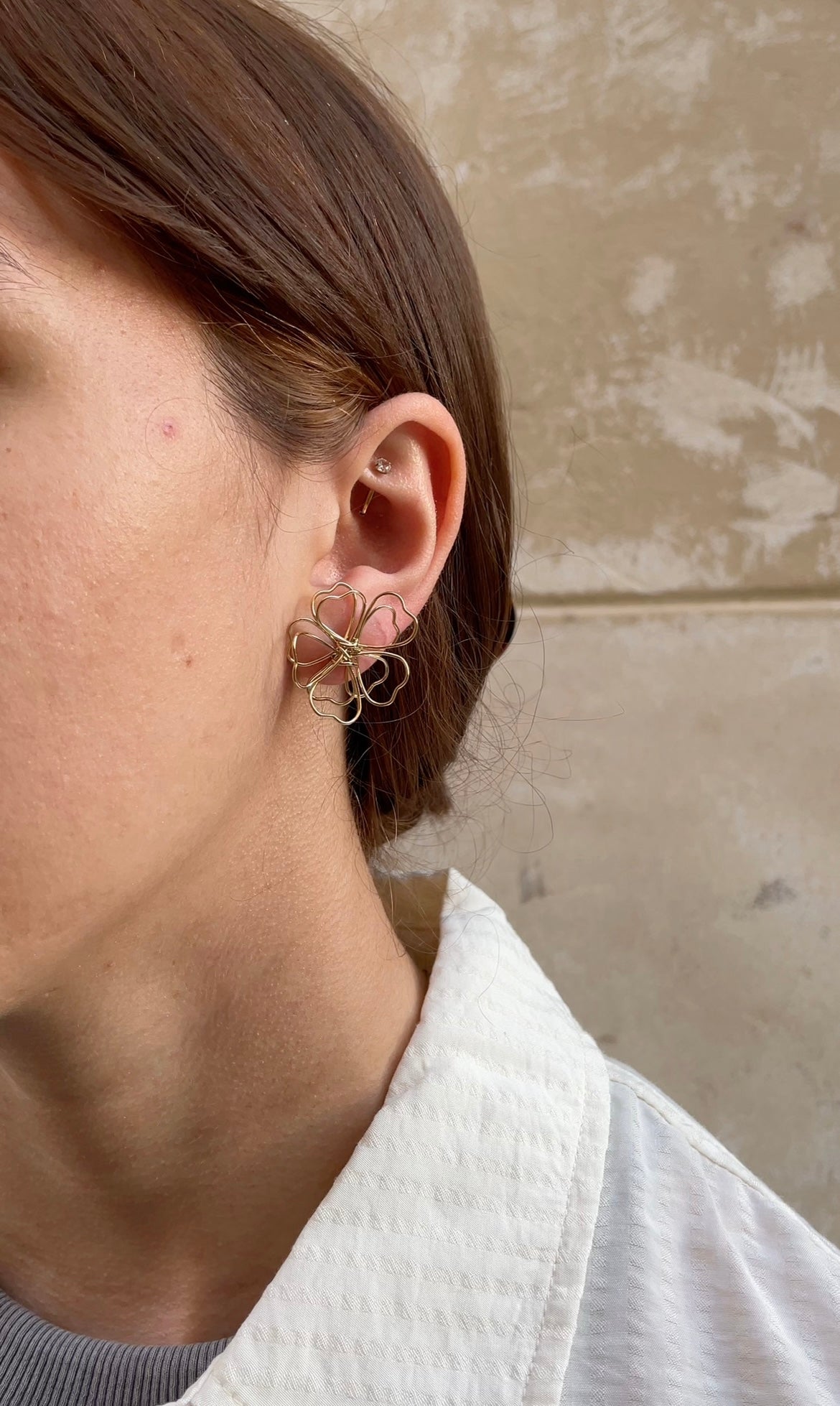 Boucles D'Oreilles Dainty Flower