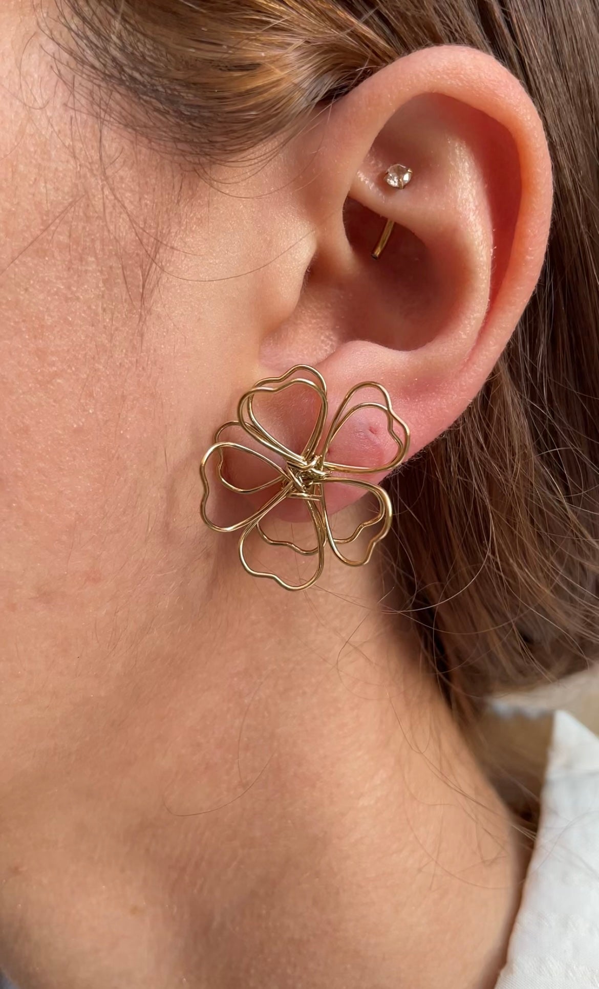Boucles D'Oreilles Dainty Flower