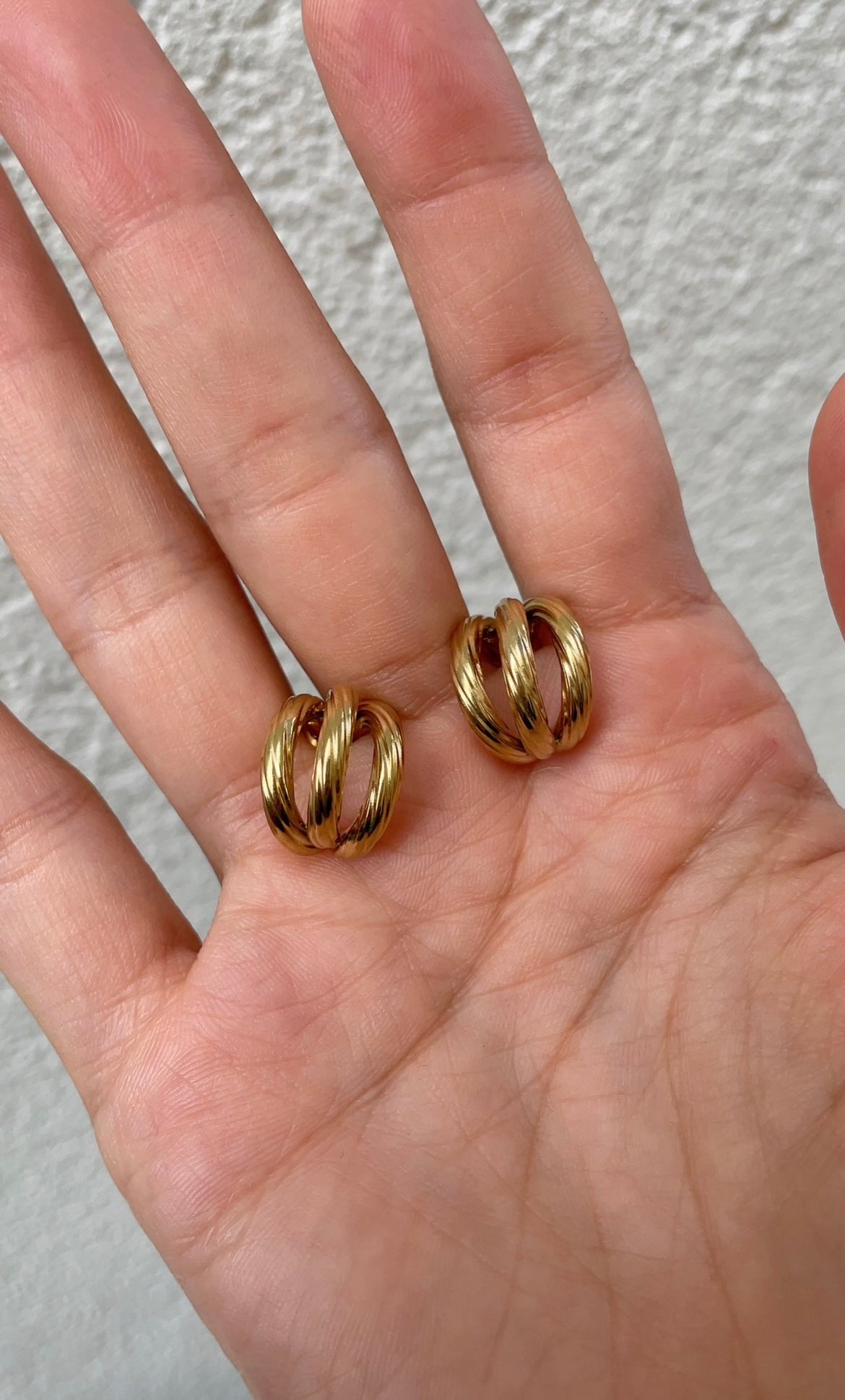 Boucles D'Oreilles Mini Striped Illusion