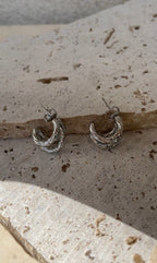 Boucles D'Oreilles Mini Striped Illusion