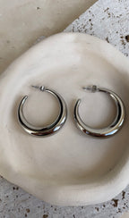 Boucles D'Oreilles Moon Hoops