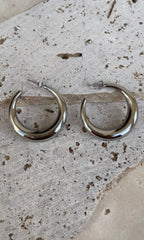 Boucles D'Oreilles Moon Hoops