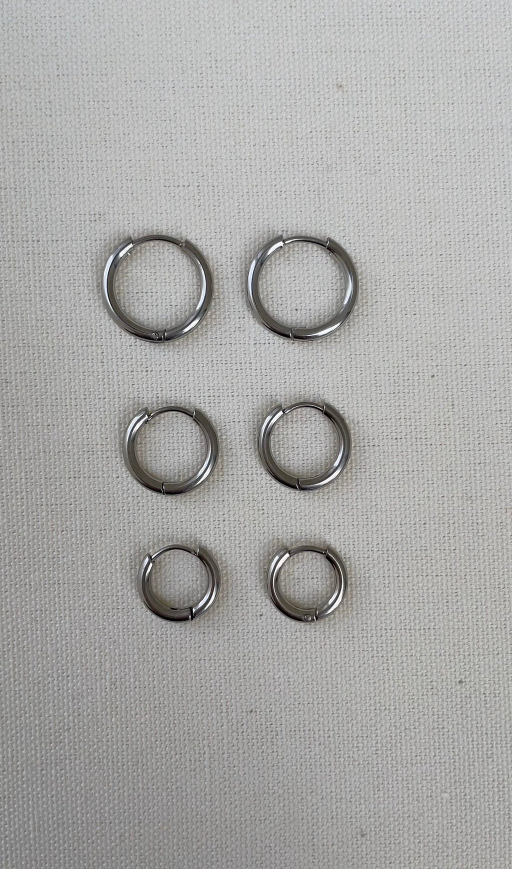 Boucles D'Oreilles Thin Classic Hoops