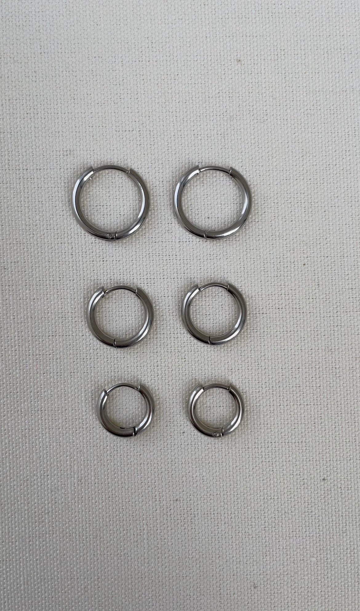 Boucles D'Oreilles Thin Classic Hoops