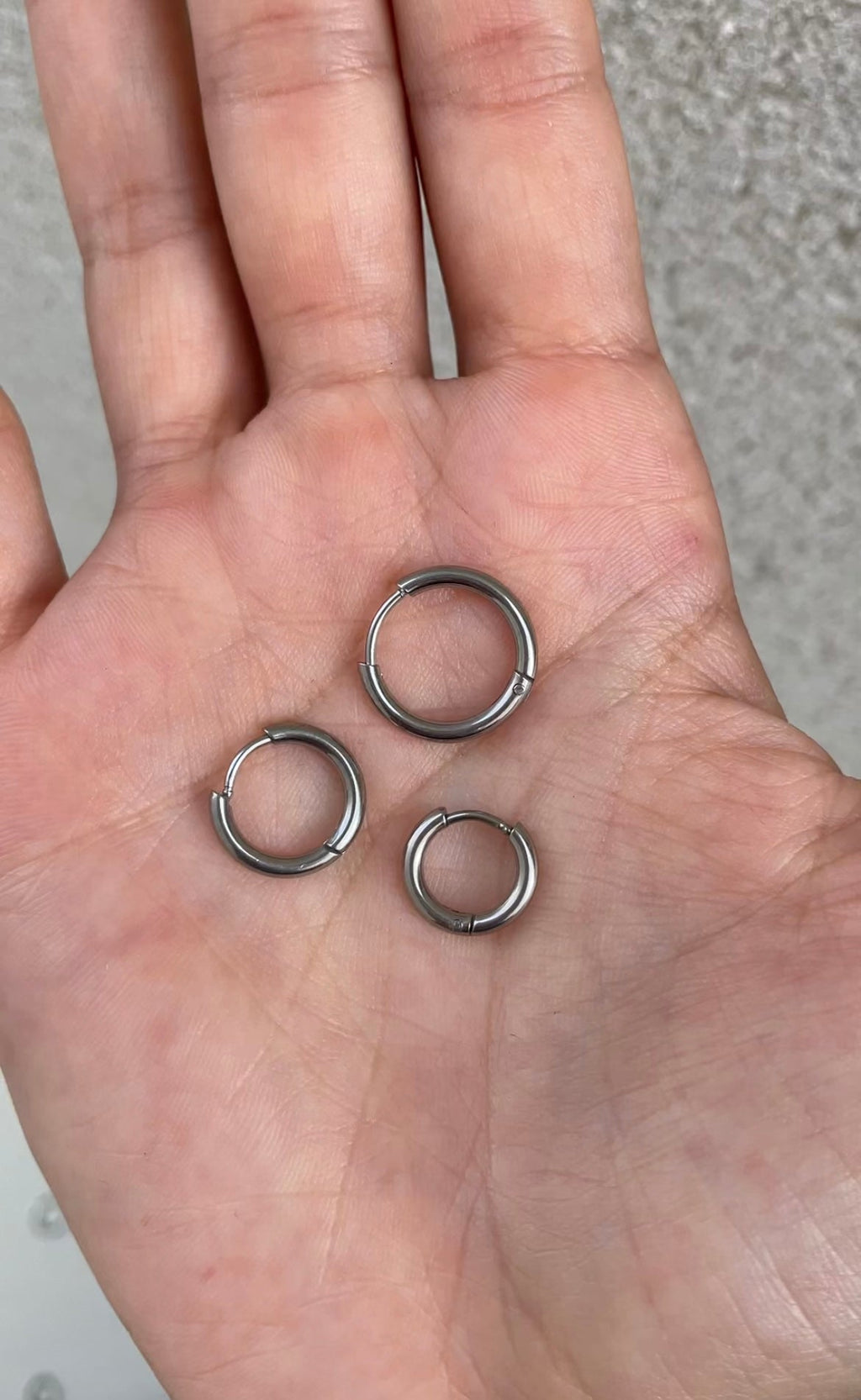 Boucles D'Oreilles Thin Classic Hoops