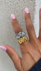 Bague Textured