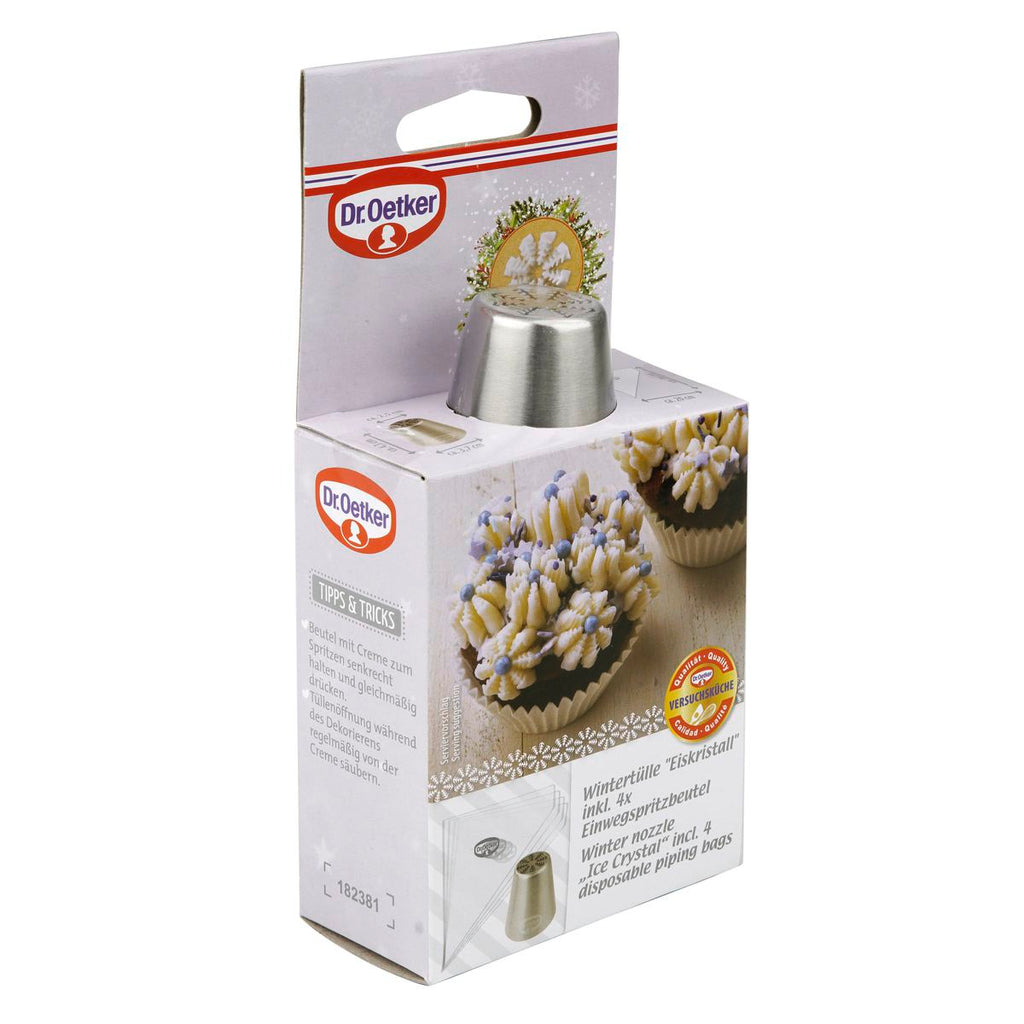 Dr Oetker - Set De 2 Poche À Douilles Professionnelle Inox Dr Oetker Noël - Gris