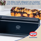Dr Oetker - Lot De 2 Moules À Gâteaux 35/35 Cm En Acier Dr Oetker Back-Liebe - Bleu