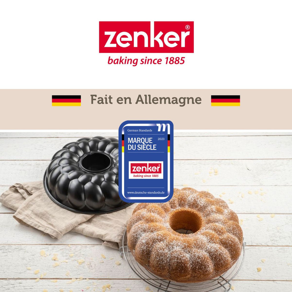 Zenker - Lot De 2 Moules À Gâteaux 32/32 Cm En Acier Black Mettallic Black Mettallic Zenker Black Mettallic - Noir