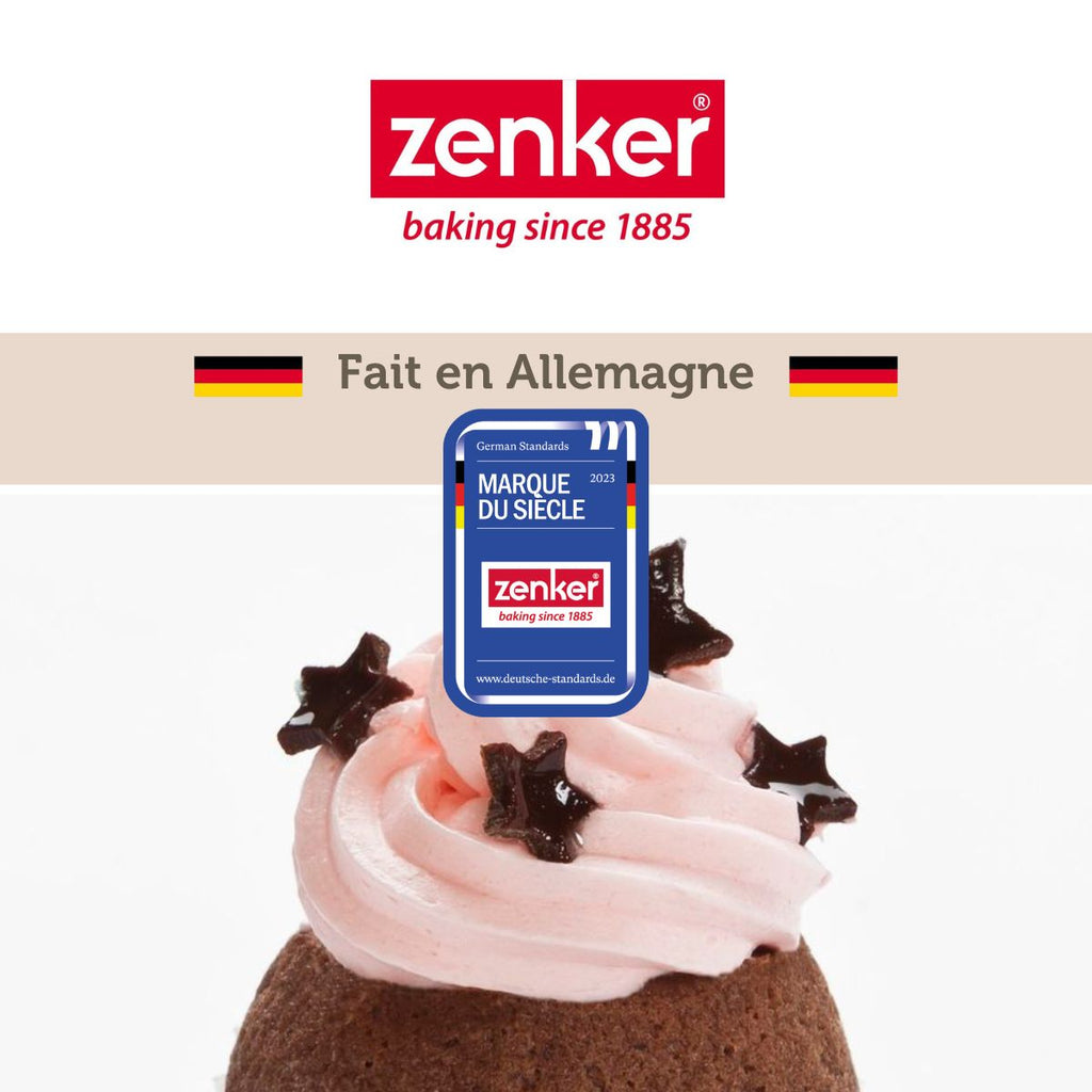 Zenker - Lot De 2 Moules À Gâteaux 38,5/26,5 Cm En Acier Black Metallic Black Mettallic Zenker Black Mettallic - Noir