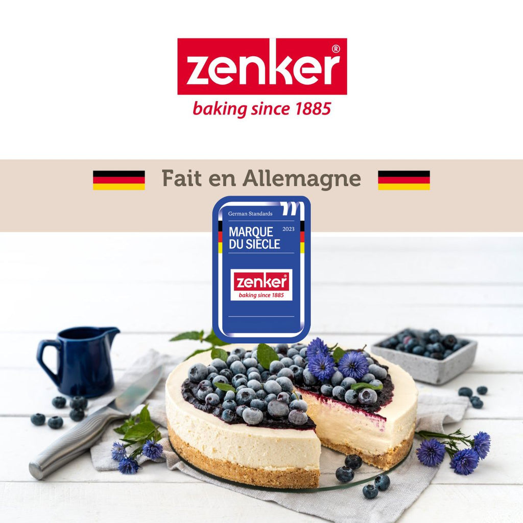 Zenker - Lot De 2 Moules À Gâteaux 26/26 Cm En Acier Zenker Energy - Gris