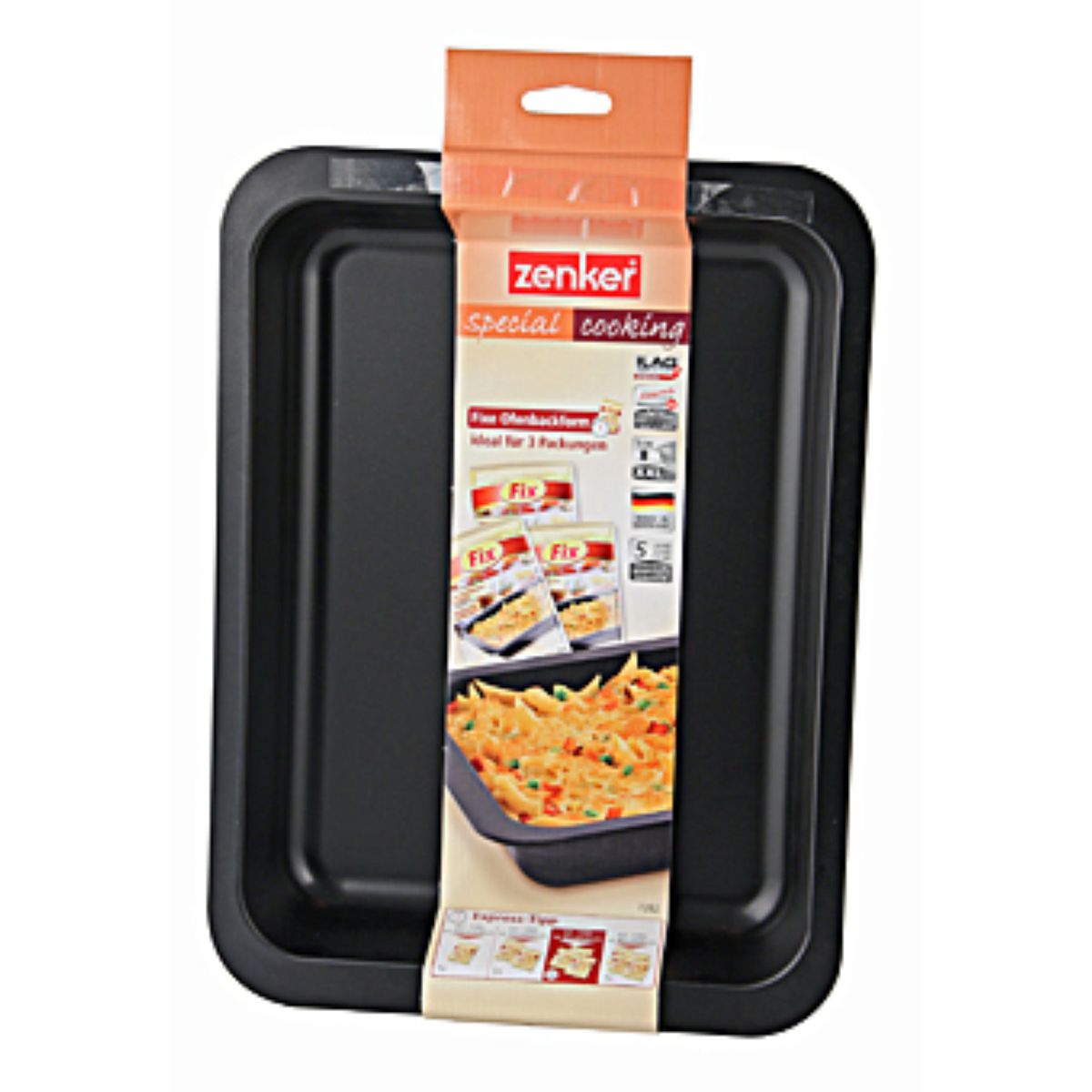 Zenker - Ensemble De 2 Plats À Four Rectangulaire 37 X 27 Cm Zenker Spécial Cooking - Noir